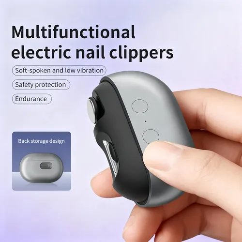 Cortauñas Eléctrico For Uñas Gruesas, 3 En 1 Automático,