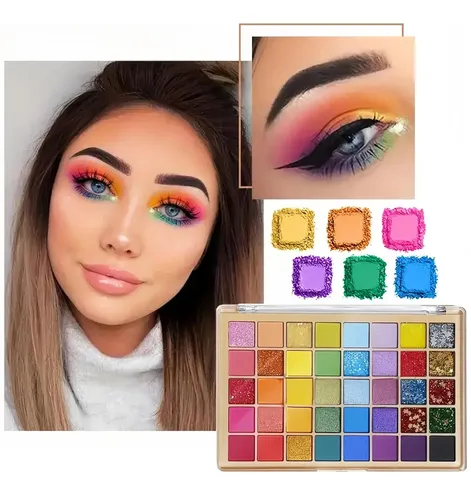 Paleta De Sombras K’apeine 40 Colores