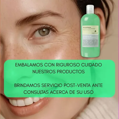 Gel Exfoliante Carthage Facial Renovador Limpieza Caviar 500