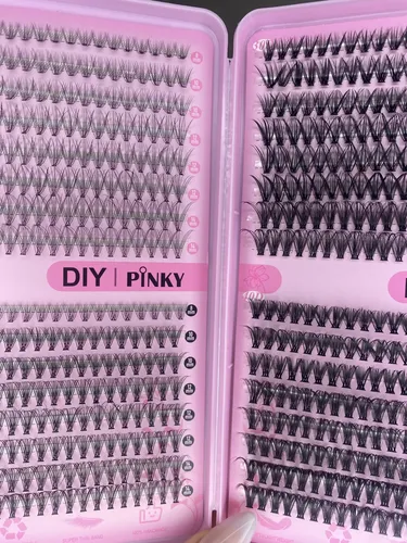 Pestañas Postizas Pelo Por Pelo Extension Diy 10-40d Pinky