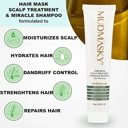 Mudmasky Mascarilla Capilar Tratamiento Y Shampoo