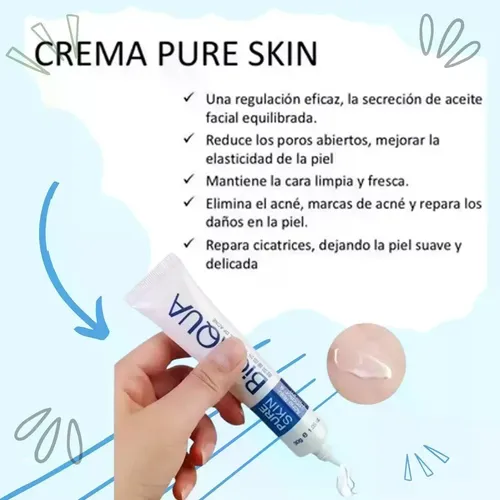 Crema Para El Acné Bioaqua Cicatrices Poros Control Full Gra