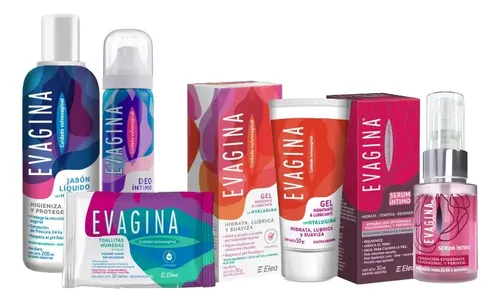Evagina Combo Full Jab Liquido, Toallitas, Deo, Gel Y Serum