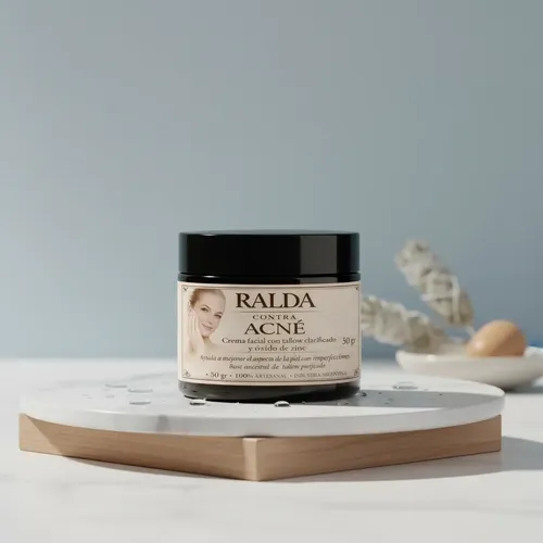 Crema Facial Antiacné Con Zinc Y Tallow Clarificado 50g