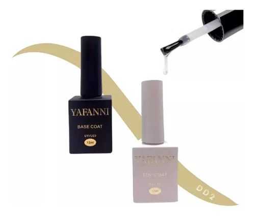 Base Coat Y Top Coat Semipermanent Uñas Esculpidas Manicuria