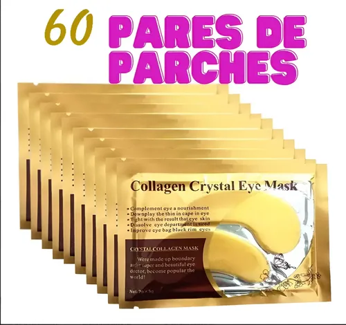 C.60 Pares Parches Ojos Colágeno Hidrogel Elimina Ojerasc.