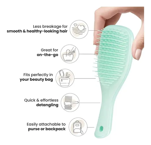 Cepillo Para Cabello The Ultimate Detangler Mini – Negro Color Negro
