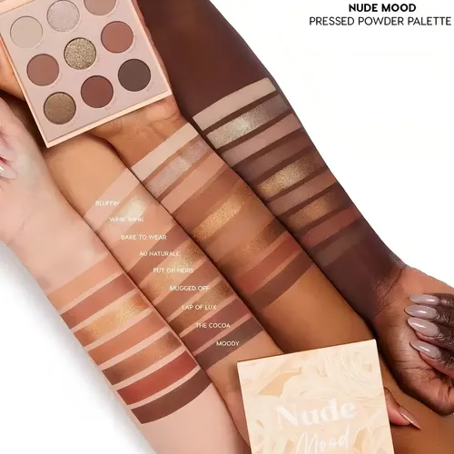 Sombra De Ojos Colourpop Nude Mood Nude Mood Color Marrón Mate Y Metalico