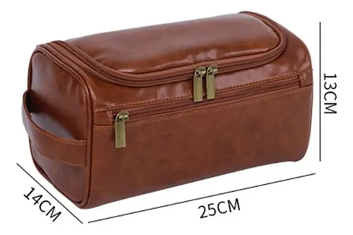 Neceser De Hombre Vintage De Lujo Para Maquillaje Con Cierre