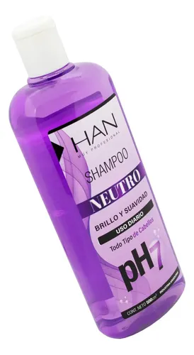 Han Shampoo Neutro Brillo Y Suavidad Ph7 Limpieza Delicada