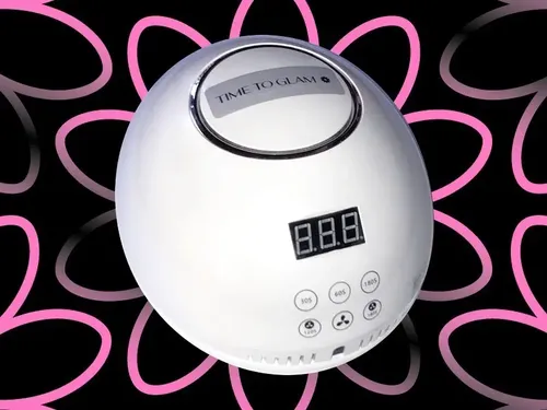 Cabina Secado Profesional Uñas UV LED Time To Glam F4 Blanco Perlado