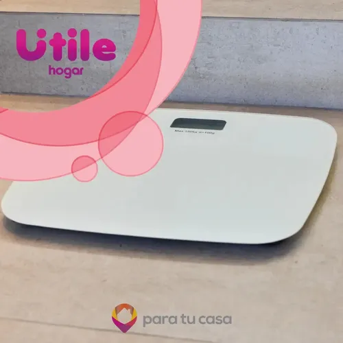 Balanza Personal De Baño Digital Electrónica 150 Kgs. Color Negro