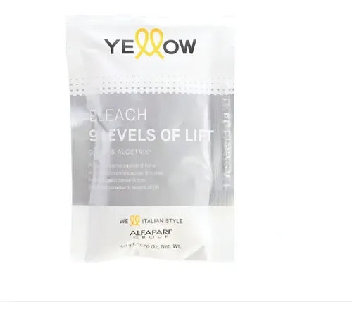 Alfaparf Yellow Bleach 9 Levels Of Lift Polvo Decolorante 50grs