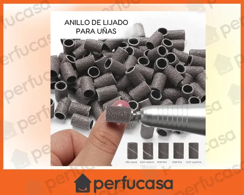 Banda Lijado Uñas Para Fresa Lima Repuesto Medidas Manicura