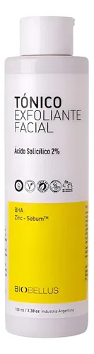 Tónico Exfoliante Facial Ácido Salicílico 100 Ml Biobellus