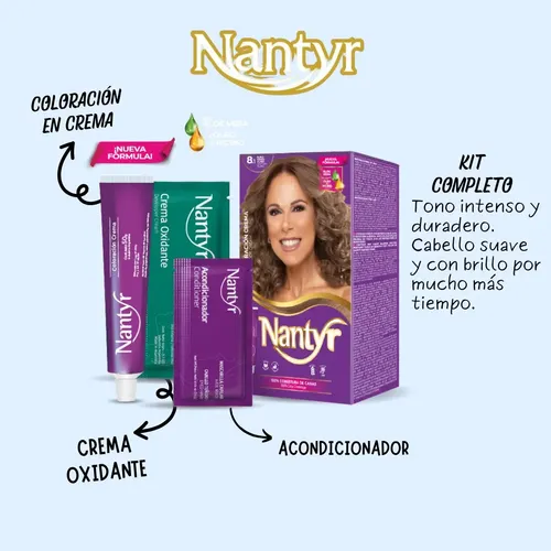 Kit Tintura Nantyr X 3 Unidades