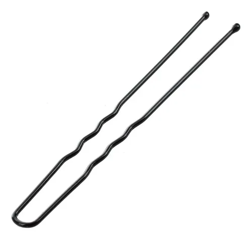 40 Broches De Pelo De Metal Negro De 7 Cm De Largo Para Muje