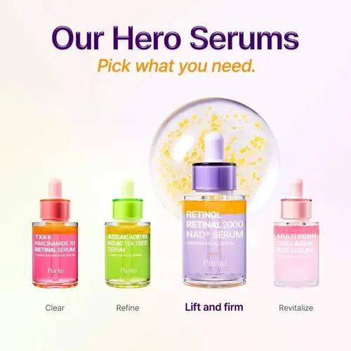 Purito Serum Facial Retinol+retinal 2000 Nad+ Firming Facial Mixta Día/noche