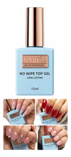 Top Coat Brillante Navi No Wipe 15 Ml Color