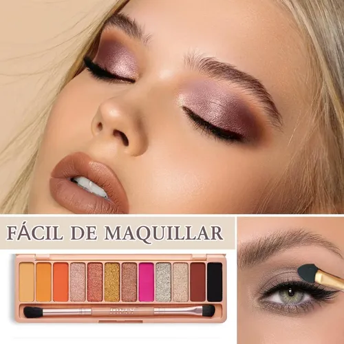 Set De Maquillaje Completo + Organizador Neceser Cosméticos