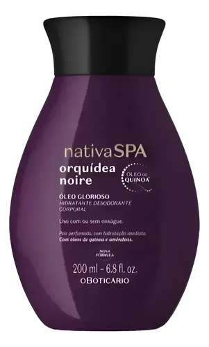Óleo Corporal Nativa Spa Orquídea Noire 200ml O Boticário