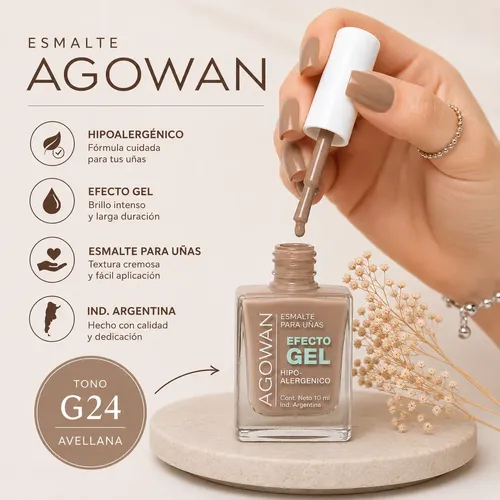Esmaltes Efecto Gel Hipoalergénicos Para Uñas Tradicionales