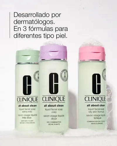 Liquido Facial Soap Mild 200ml De Clinique