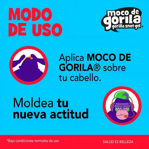 Gel para cabello Moco de Gorila Gamer 270g