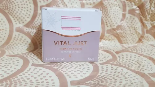 Crema Antiarrugas de Noche Just Vital Just Rostro Hipoalergénica Sin Parabenos
