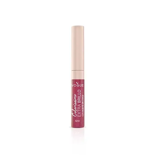 Labial Vogue Colorissimo Extra Brillo 5ml Acabado Brillante Color Alegria
