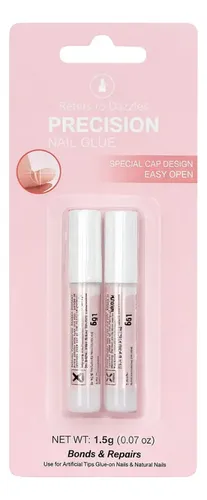 Pegamento X2 Nail Glue Precision Para Uñas Postizas Gotero