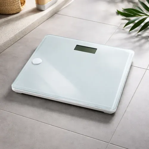 Balanza Digital De Baño Con Plataforma De Vidrio Templado