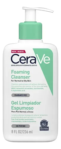 Gel Limpiador Cerave Espumoso X 236 Ml