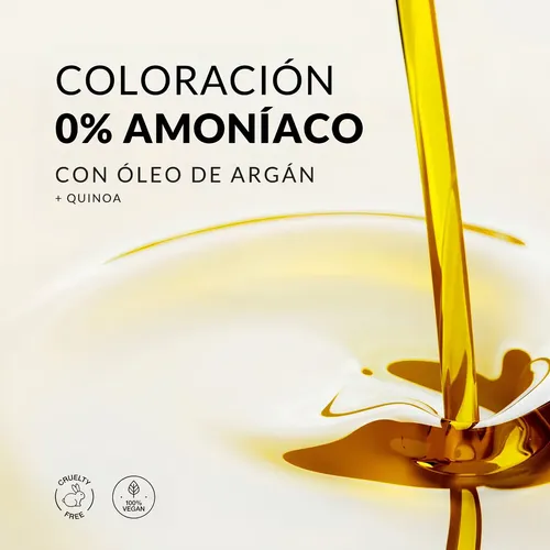Biferdil Tintura Kit Amoniaco 0 % – Vegano Tono 7 rubio