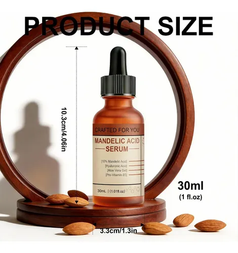 C Sérum Facial De Ácido Mandélico Para Exfoliación Y Piel