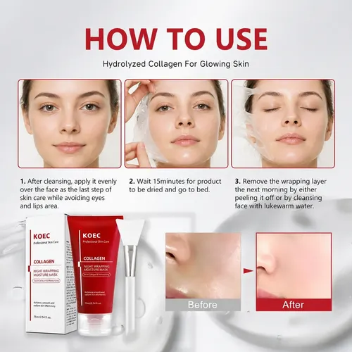 Mascarilla Nocturna Colágeno Koec Niacinamida 75ml Glow
