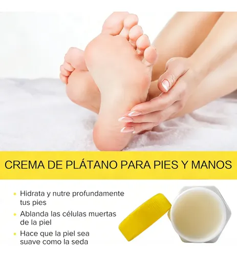 Crema De Plátano Para Pies Y Manos Que Suaviza La Piel Ásper Banana
