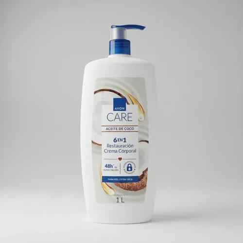 Crema Corporal Avon Aceite De Coco Dosificador 300ml