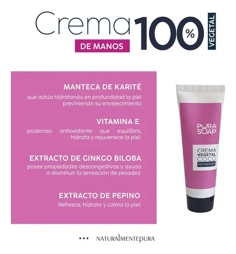 Crema Para Manos Antiage Coco