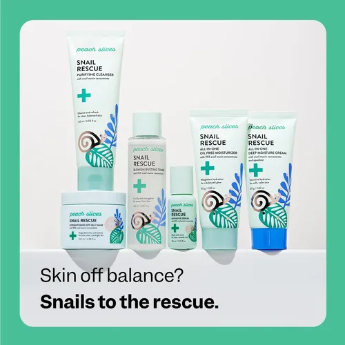 Sérum Peach Slices Snail Rescue Con 95% De Mucina De Caracol Todo Tipo De Piel