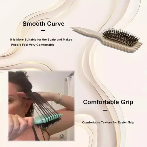 Cepillo Redondo For Cabello Rizado De 2 Piezas Dp Big &vm