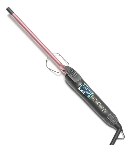 Rizador De Pelo Pequeño De 9 Mm, Tenazas Para Rizar, 80  -2 Rose Gold