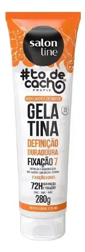 Gel Fijación Memoria Y Brillo 280ml #todecacho Salon Line
