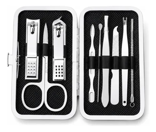 Set De Acero Inoxidable Para El Cuidado De Uñas Y Pies