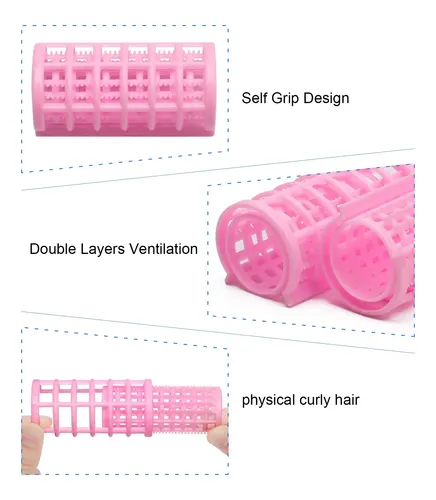 Hair Roller Ahier Self Grip, Paquete De 20 Rulos De Peluquer