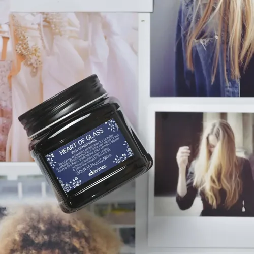 Heart Of Glass Rich Conditioner Azul Índigo Davines 250 Ml
