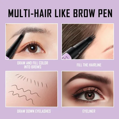 Lavone Lápiz 2 En 1 Para Cejas Marrón Cenizo