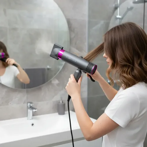 Secador De Pelo Frio Calor Alta Potencia 220v Secado Rapido