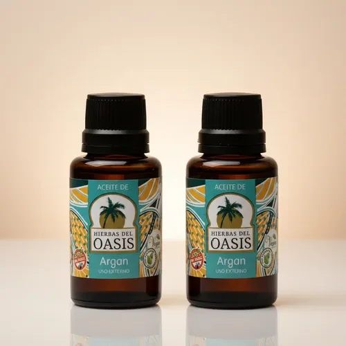 Pack X 2 Aceite Facial De Argán Hierbas Del Oasis Antiage