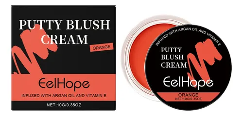 Rubor En Crema Naranja Maquillaje Natural Larga Duración